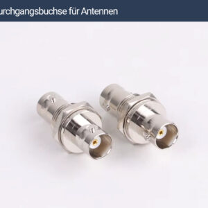 BNC-Durchgangsbuchse für Antennensignale in Rackhalterungen